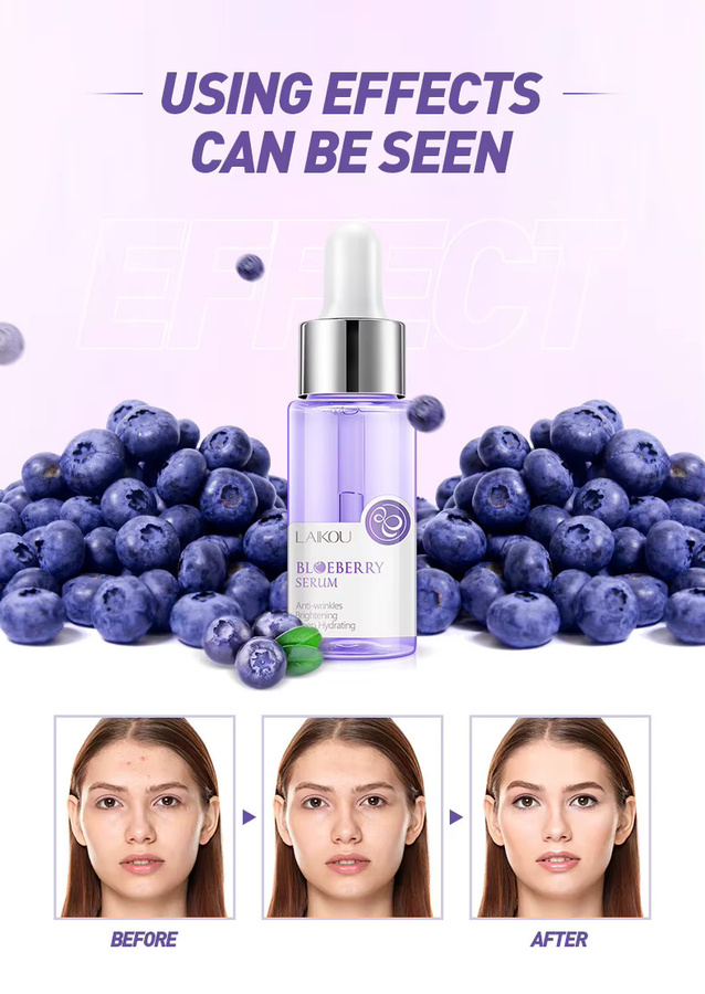 Laikou Blaubeer-Essenz Gesichtsserum, 17 ml - Bild 4
