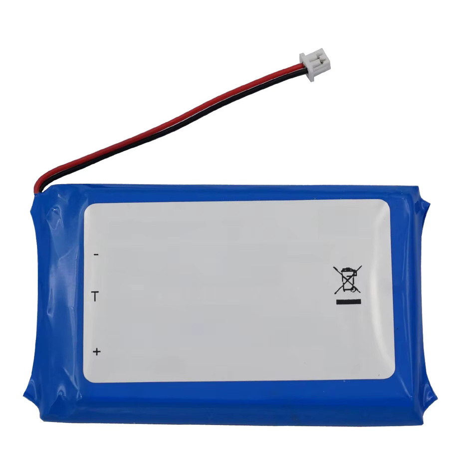 XINJ Li-Pol Ersatz Akku 3,7 V 2000mAh 7,4 Wh mit JST 2-Pin Anschluss in Blau für GPS und Babyphone - Bild 1