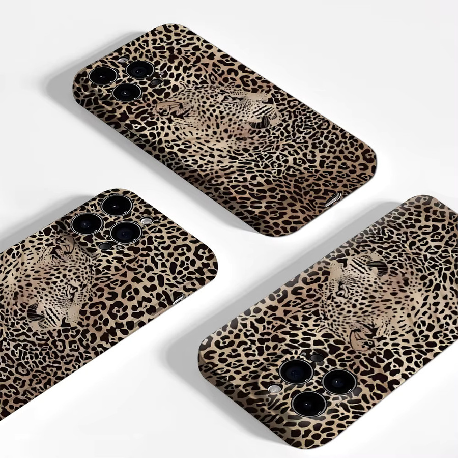 Robuste Magnetische Handyhülle mit Leoparden-Jaguar-Print von Potdemiel in Multicolour für iPhone 17 16 15 14 13 Pro Max Plus - Bild 3