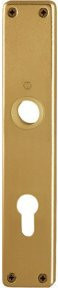 HOPPE ZT-Langschild London Türbeschlag PZ E72 sichtbar verschraubt bronzefarbig eloxiert matt gold - Bild 1