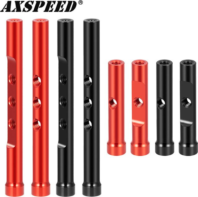 AXSPEED Aluminium-Karosserie-Pfosten-Montagesatz, Zubehör, Rot - Bild 1