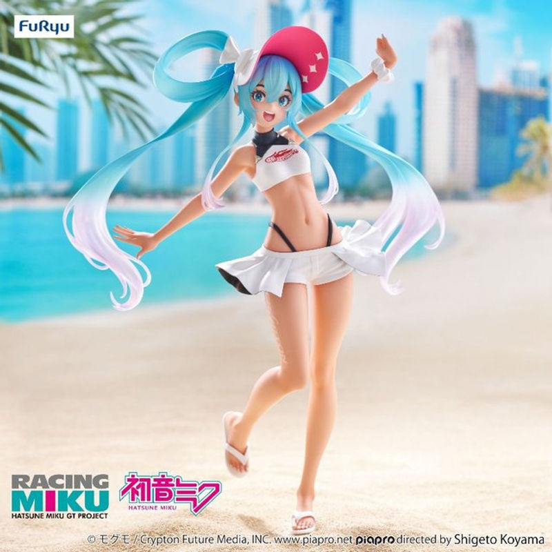 FuRyu Racing Miku 2024 Sommerurlaub Ver. Trio-Try-iT Anime Figur, mehrfarbig, Höhe: 21 cm - Bild 1