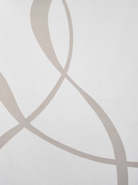 Schiebevorhang Heine Home aus Polyester in Weiß-Taupe, semi-transparent mit Klettverschluss, Breite: 145 cm, Höhe: 145 cm - Bild 1