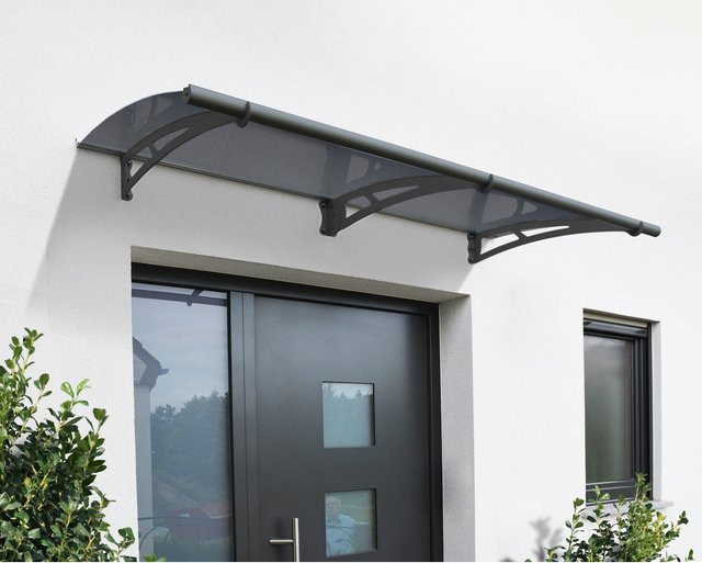 Canopia Vordach Aquila Solar in Grau und Klar, L x B x H: 205,5 x 91,5 x 17,5 cm - Bild 2