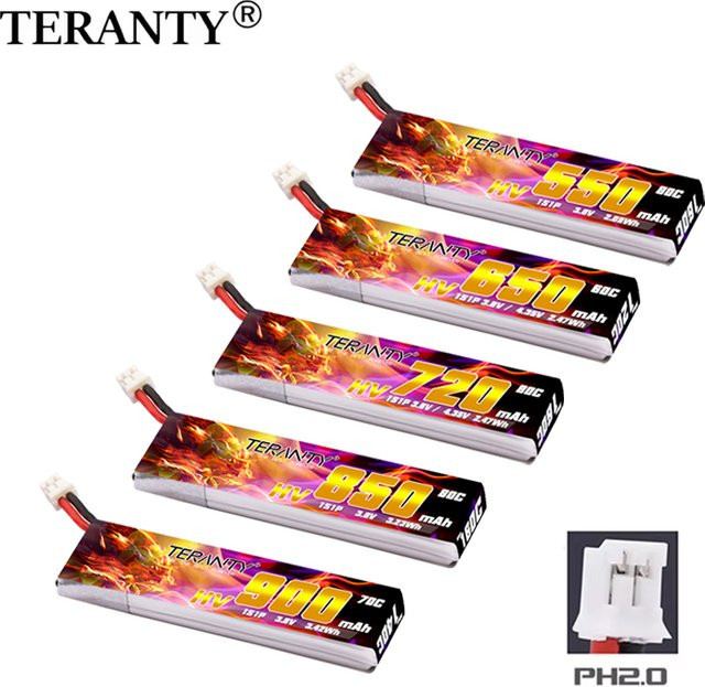 PTERANTY 10-teiliges Set Lipo-Akku mit PH2.0 für FPV Racing Drone Micro Quadcopter Hubschrauber RC-Teile - Bild 1