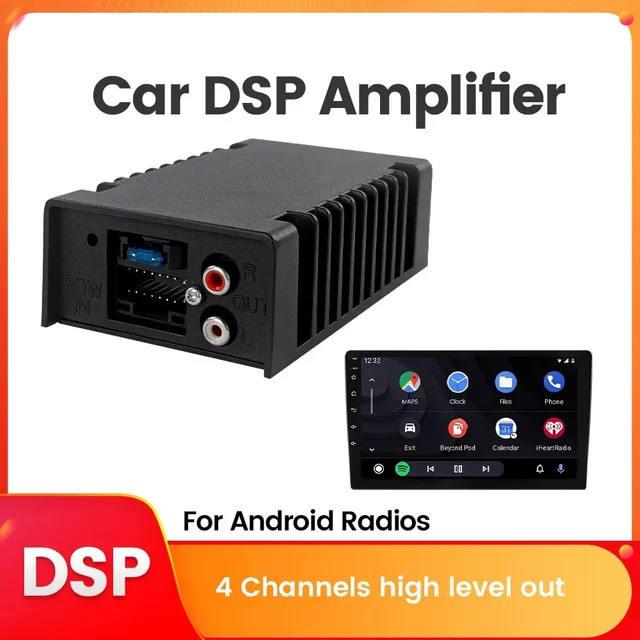 NAVIFANS Auto Audio DSP Prozessor Universal Verstärker 4x39W für Android Radio Stereo HIFI Lautsprecher und Subwoofer in Schwarz - Bild 1