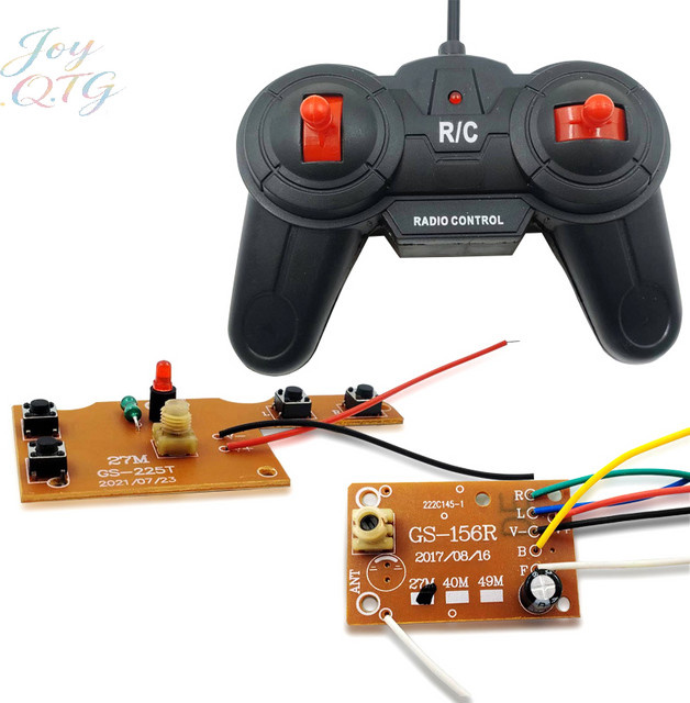 ZTOYL RC Sender- und Empfängerplatine mit Antenne, 4-Kanal, 27MHz - Bild 1