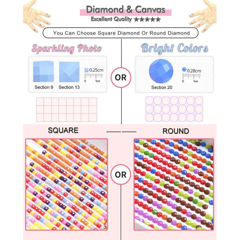 FIYO 5D Diamantgemälde Rote Rose Blumen Schwarz-Weiß-Serie, B/H: 50 x 70 cm - Bild 1