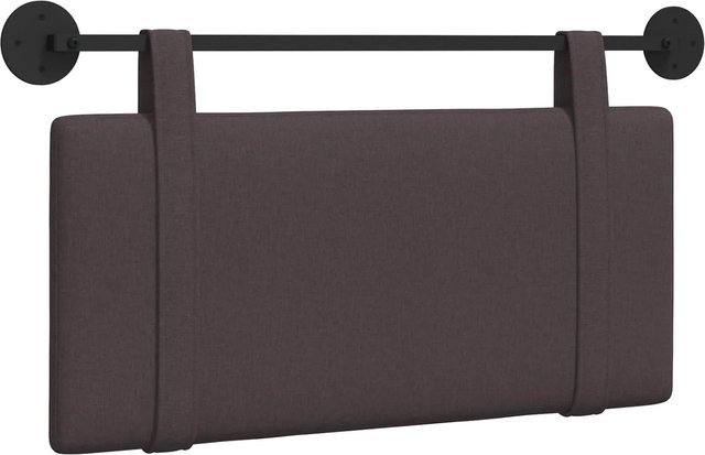 vidaXL Wandmontiertes Polsterpaneel in Dunkelbraun mit Stoffbezug B: 100 cm, H: 55 cm, T: 5 cm - Bild 1