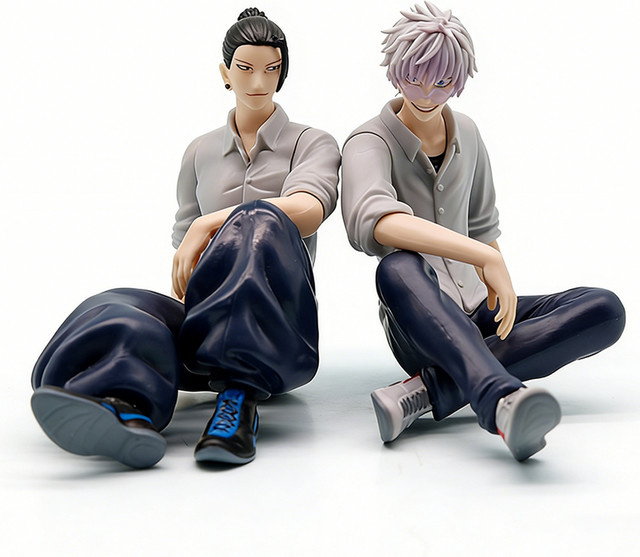 Jujutsu Kaisen Satoru Gojo Suguru Geto, Sammelmodelle, Sitzende Pose, Kunststoff - Bild 1