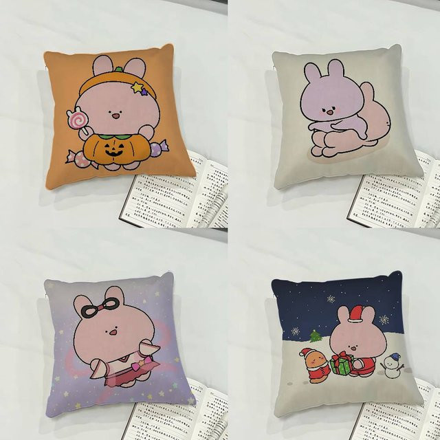 52TOYS Asamimichan Kissenbezug quadratisch B/B/H: 40 x 40 x 40 cm - Bild 1
