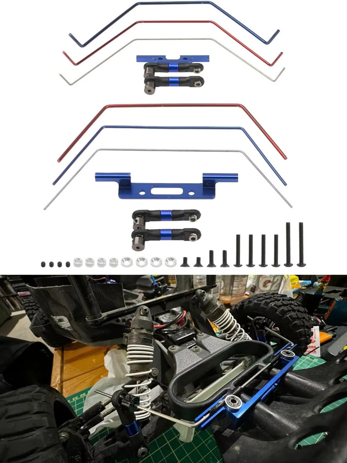 Traxxas RC Sway Bar Kit vorne und hinten, Zubehör, Metall - Bild 2