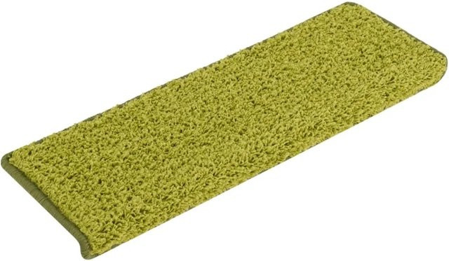 vidaXL Stufenmatten 15 Stück Grün, selbstklebend, rutschfest und schallschluckend, B/T/H: 65 x 21 x 4 cm - Bild 1