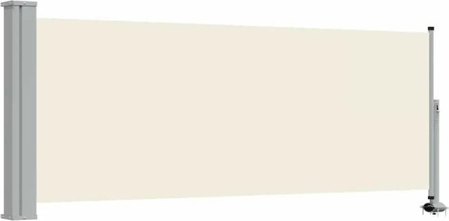 vidaXL Ausziehbare Seitenmarkise aus Polyester in Creme, B/H: 300 x 100 cm - Bild 1