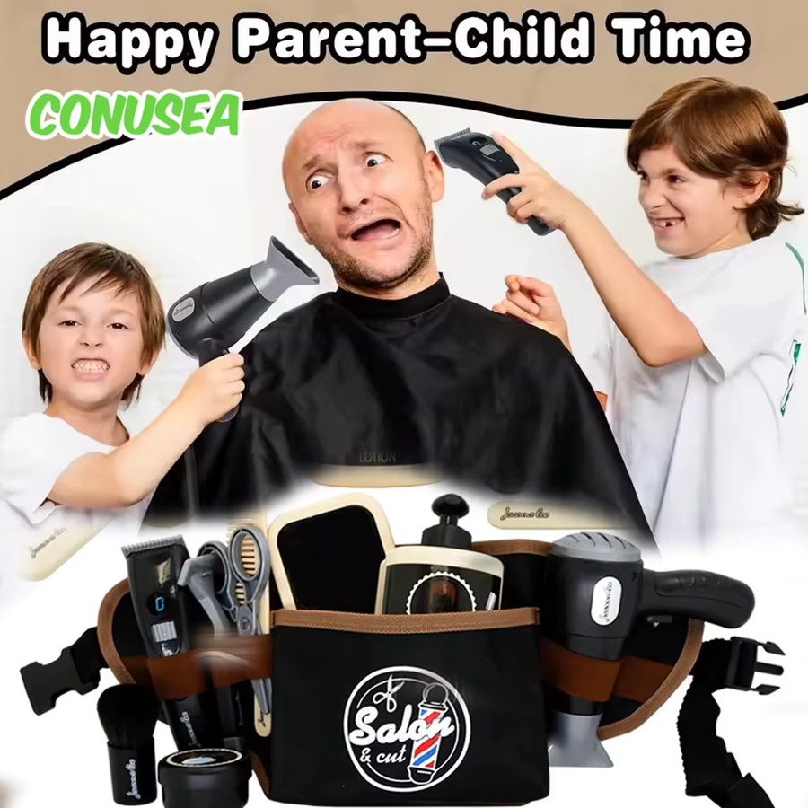 CONUSEA Barber Set, Friseursalon Spielzeug, multicolor - Bild 3