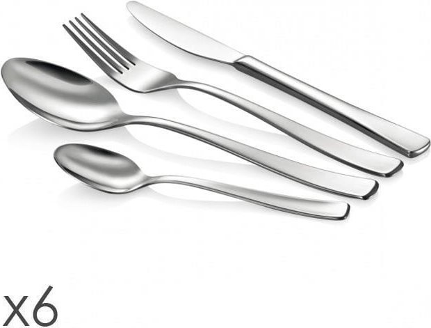 Tescoma Besteckset Clara aus Edelstahl in Silber, 24-teilig - Bild 1