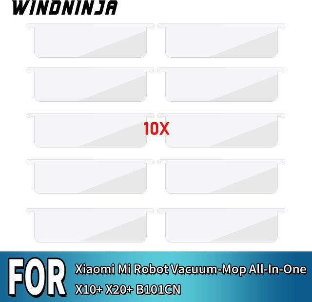WINDNINJA Staubbehälterklappe und Staubbox-Saugklappe als Ersatzteil für Xiaomi Mi Robot Vacuum-Mop All-In-One X10+ X20+ B101CN Omni Staubsauger - Bild 1
