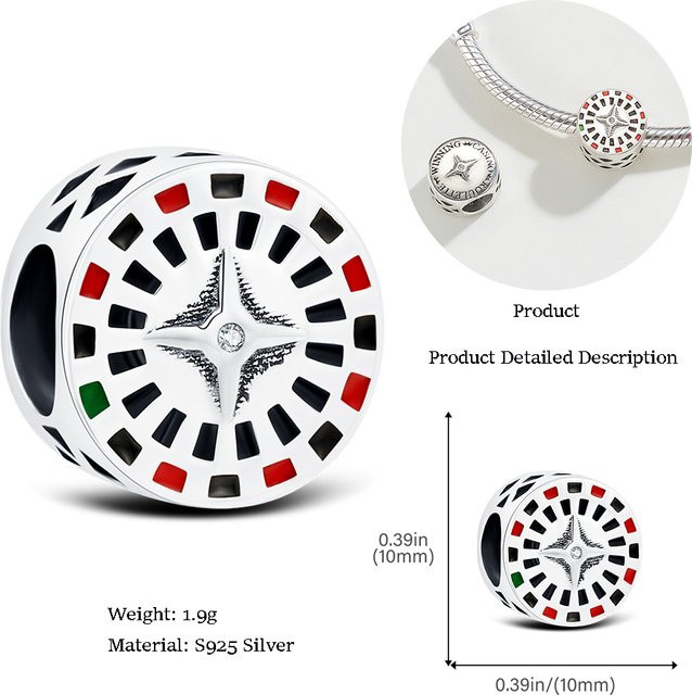 Charm-Anhänger 925 Silber, Perle, Damen - Bild 1