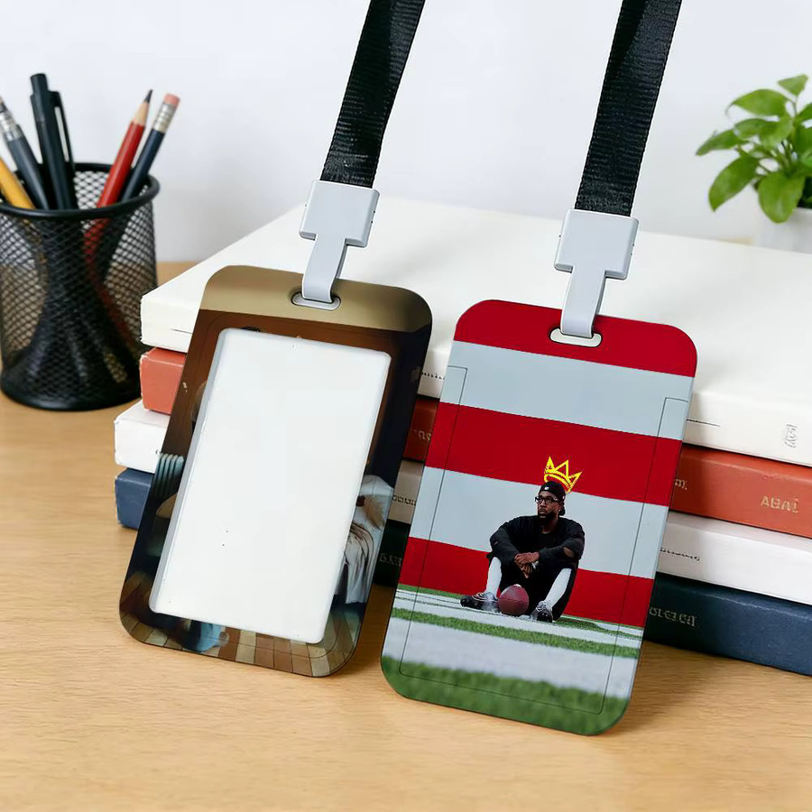 Singer K K-Kendrick Lamar Kartenhalter mit Lanyard und Namensschild-Etui, Multicolor, Kunststoff - Bild 3