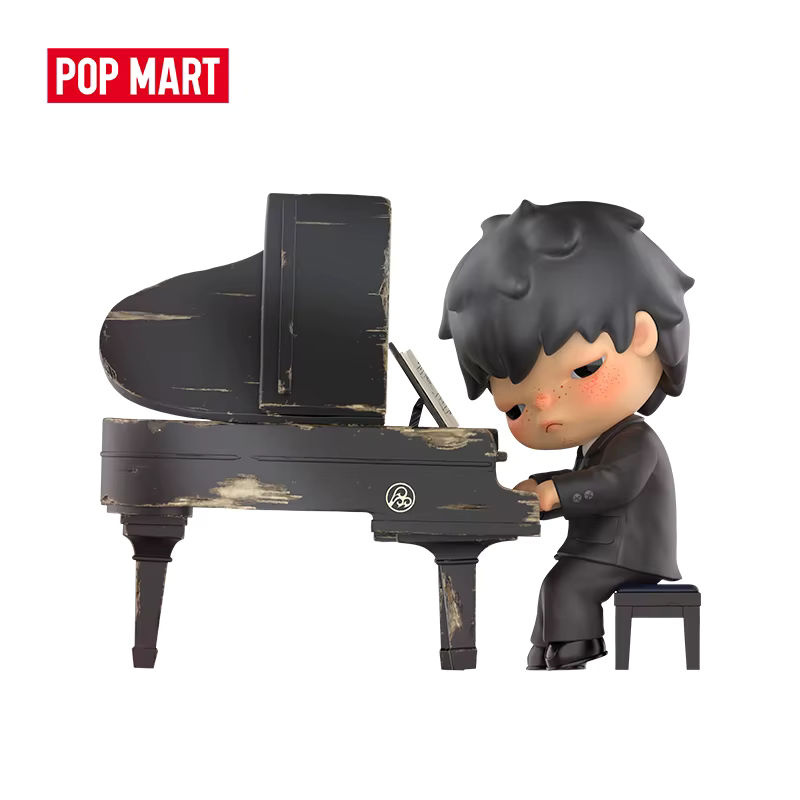 POP MART Hirono The Pianist Figure Limited Edition in Schwarz - Bild 3