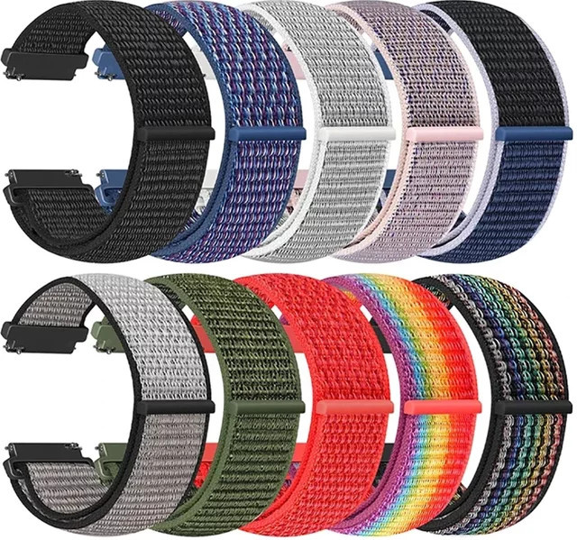 Uhrenarmband Nylon-Schlaufenband, Schwarz, Unisex - Bild 1