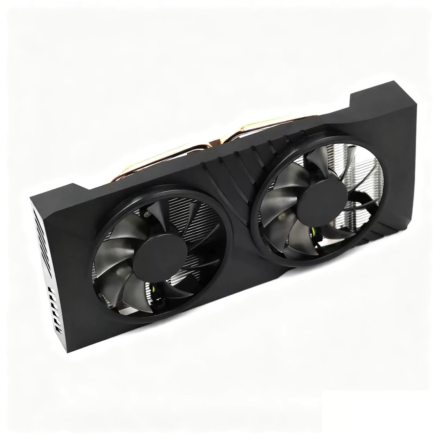 inRobert GTX 1060 Grafikkartenkühler Referenzdesign in Schwarz mit zwei Heatpipes und zwei Lüftern - Bild 3