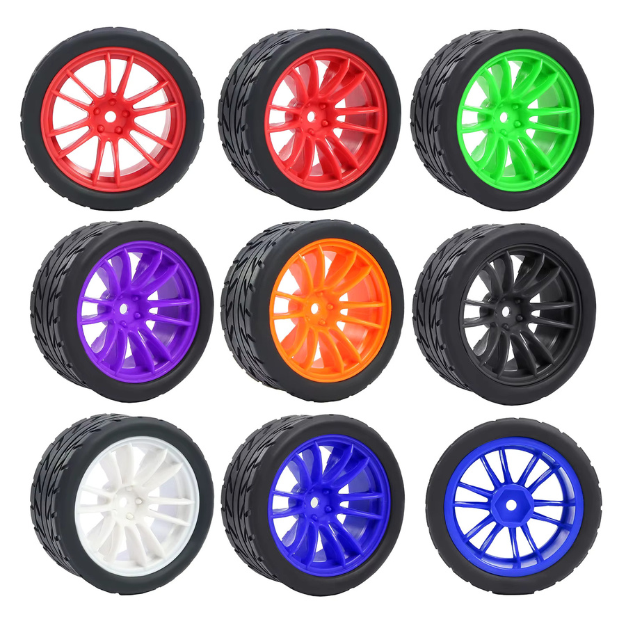 FACSNY Off Road Buggy Reifen, 4-teiliges Set, 12 mm Sechskanträder, 1:16 - Bild 5