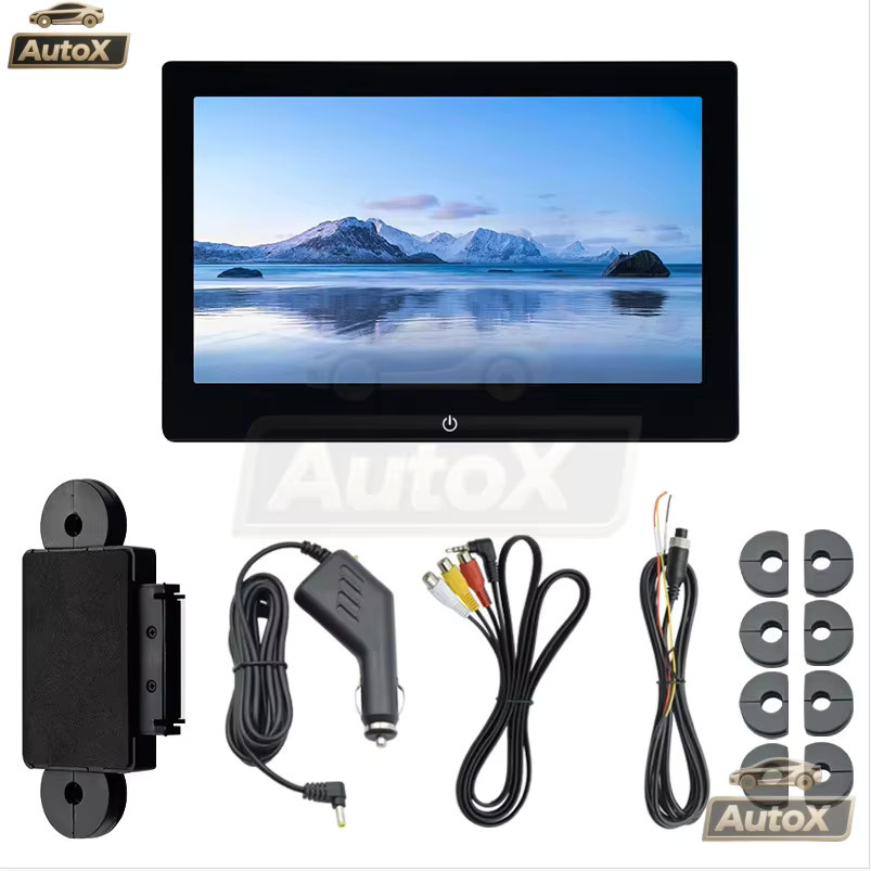 Auto X Entertainment-Kopfstützen-Display für den Rücksitz mit 10,1 Zoll LCD-Bildschirm und USB-A Anschluss in Schwarz - Bild 3