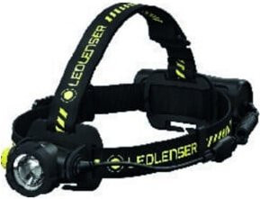 LED LENSER H7R Work Stirnlampe mit dimmbarer LED, IP67 wasserdicht und wiederaufladbar, Schwarz - Bild 1