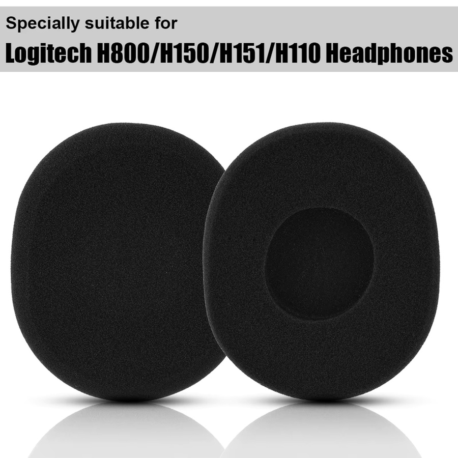 Logitech Schaumstoff-Kopfhörerabdeckung in Schwarz für H800 H150 H110 - Bild 6