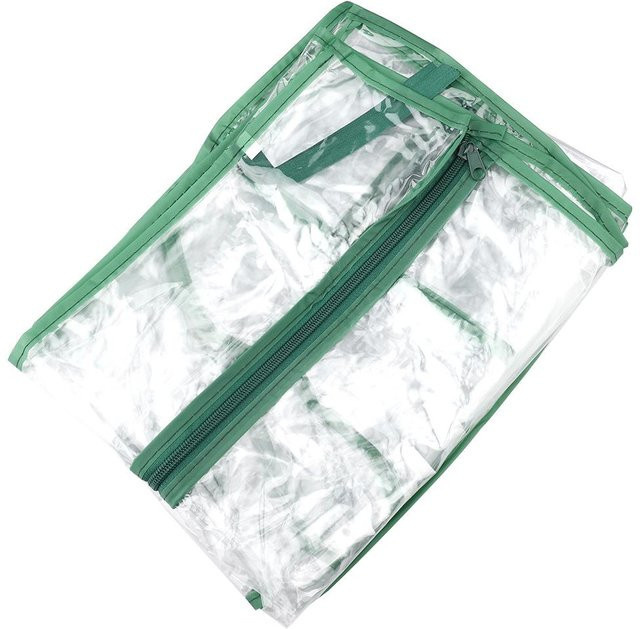 Koogeelife Gewächshausabdeckung aus transparentem PVC für Gartenbau und Gewächshaus, frostsicher und wärmeisolierend - Bild 1