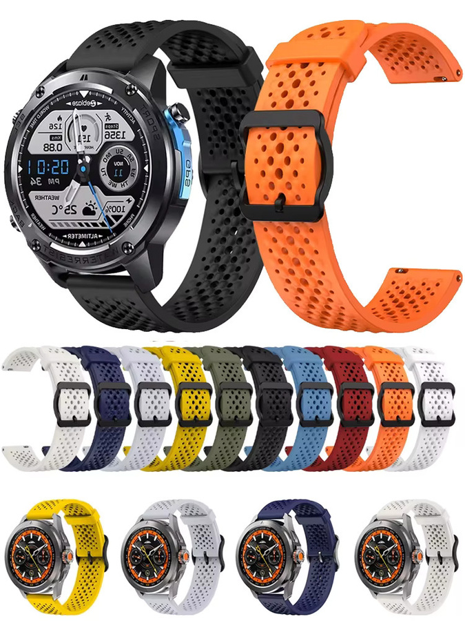 Zeblaze Uhrenarmband Silikon, 22 mm, Multicolor, Unisex - Bild 5