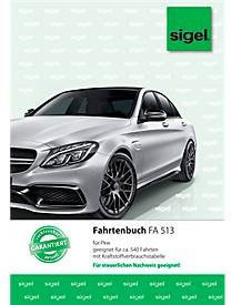 Sigel Fahrtenbuch für PKW FA513 DIN A5 in Weiß mit 32 Blatt - Bild 2