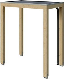 SKANHOLZ Vordach Flensburg aus nordischer Fichte in Natur Beige, Breite: 200 cm, Tiefe: 125 cm - Bild 1