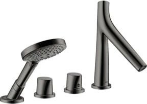 Hansgrohe Axor Starck Organic Duschset mit Thermostat und Fliesenarmatur in Chrom - Bild 1