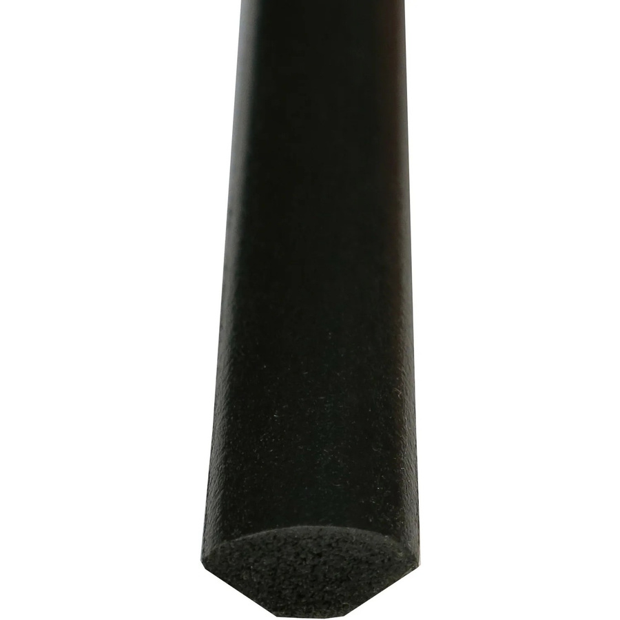 Döllken Profiles Viertelstab aus Kunststoff in Schwarz, Durchmesser: 12 mm, Länge: 2000 mm - Bild 2