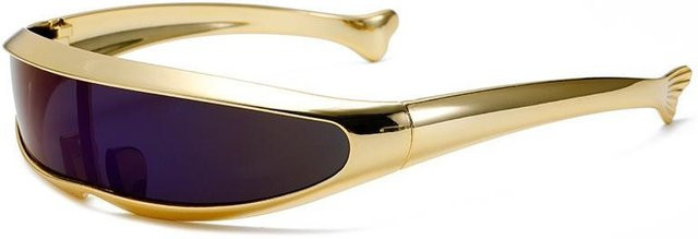Fable Sonnenbrille, oval, Kunststoff, Vollrand, beige, Herren - Bild 1