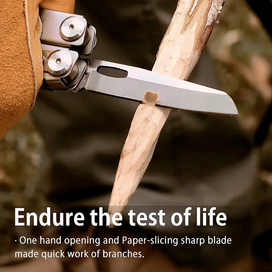 Nextool Flaggschiff Pro 16 in 1 Multitool mit Kydex-Scheide und Klappzange in Silber - Bild 4