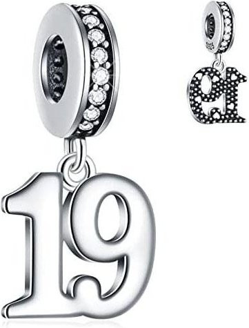YIRAN Anhänger Charms, Kupfer, Perle, Zirkonia, Damen, 5mm - Bild 1