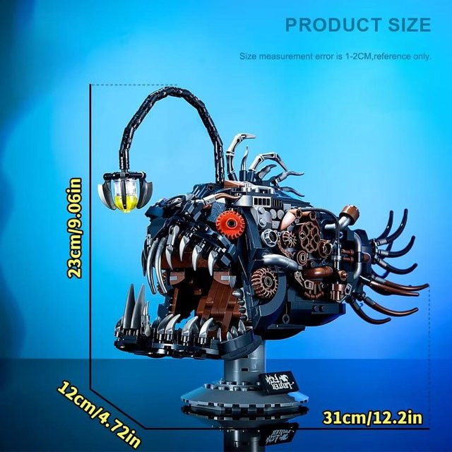 Linyi toy Mechanische Laterne Fisch Gebäude, Bausteine Set, ab 6 Jahren - Bild 1