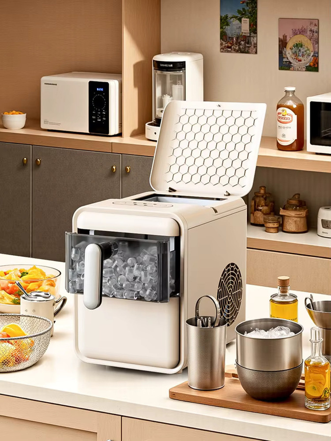 SUSWEETLIFE Mini Automatische Eismaschine Kompakt mit 15 kg Tagesleistung und Selbstreinigungsfunktion - Bild 6