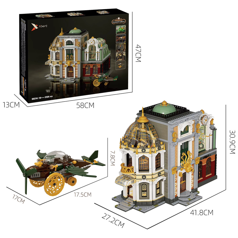 AMAZINGBLOKS Steampunk-Explorer Baukasten, 3124 Teile, ab 14 Jahre - Bild 4