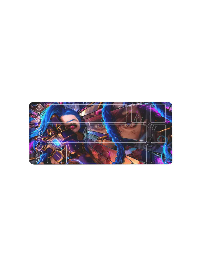 Potdemiel Karten-Spielmatte League of Mouse Pad Legends Jinx Series LOL, multicolor - Bild 5