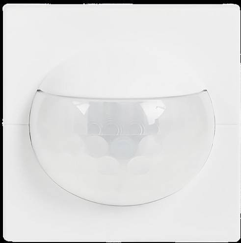 Busch-Jaeger 2CKA006200A0243 Bewegungs- und Helligkeitssensor für Treppenhäuser, dimmbar, mit Bluetooth und free@home Unterstützung, Weiß, Unterputzmontage - Bild 1