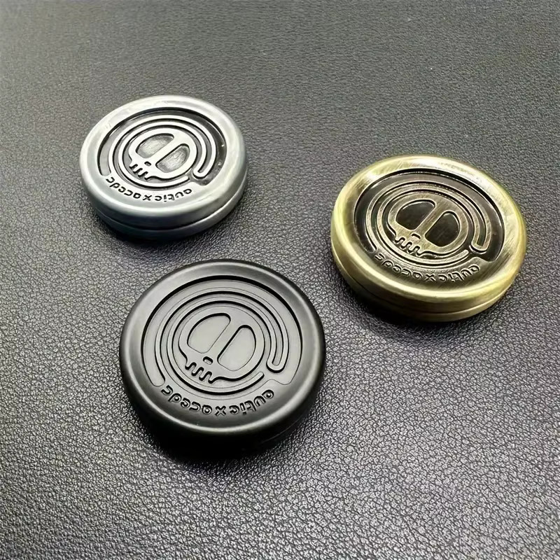 AHHLCLT Teufel Milch Kappe Metall EDC Zappeln Spielzeug, Magnetische Haptische Münzen - Bild 3