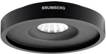 Brumberg LED Einbau- und Aufbaustrahler Schwarz 11,4W Rund - Bild 1