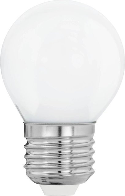 Eglo LED Leuchtmittel E27 Globeform in Weiß mit warmweißem Licht und 4 W - Bild 1