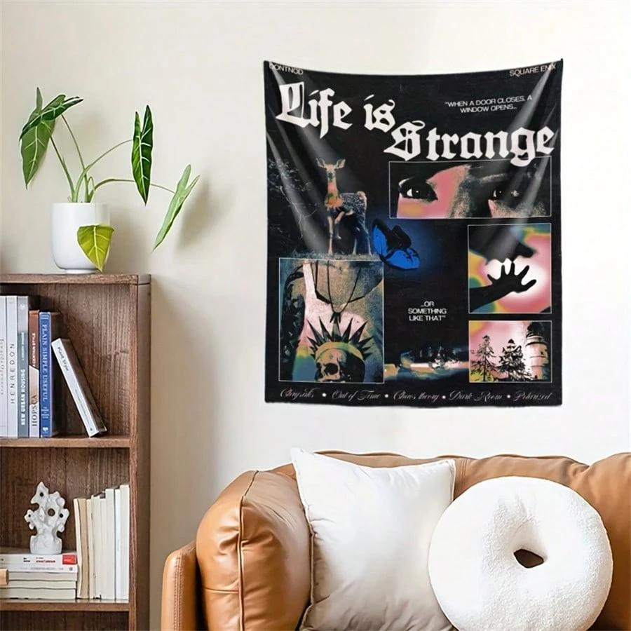 Life Is Strange Grunge Wandteppich aus Polyester, Wandbehang für Schlafzimmer und Wohnzimmer, B/H: 40 x 60 cm - Bild 4