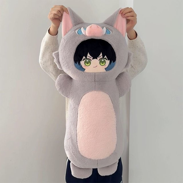Bandai Kimetsu no Yaiba Hashibira Inosuke, Plüschkissen, 80cm - Bild 1