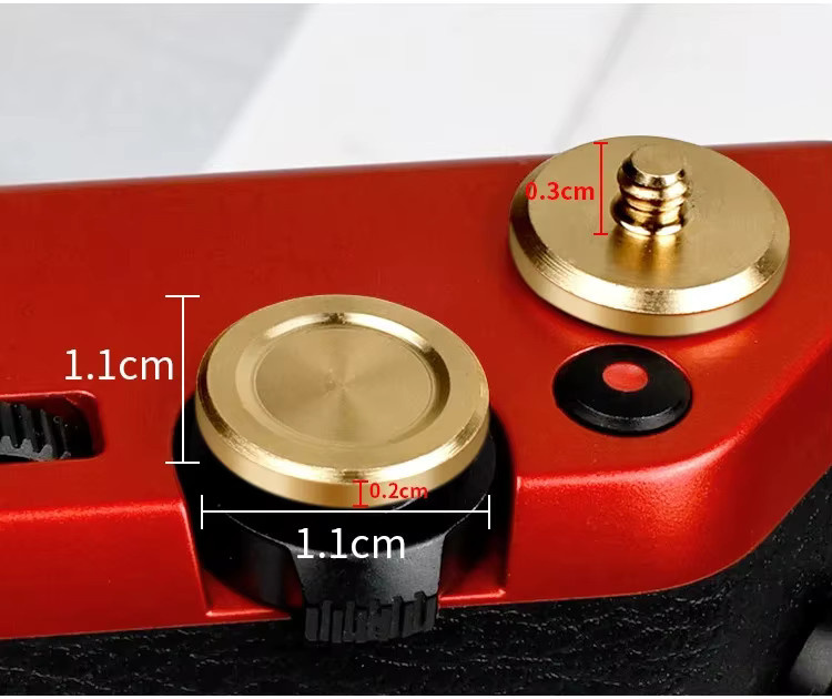 Messing-Gewindeauslöser für Xiaomi 15 und Xiaomi 17 Ultra in Gold – Professionelles Fotografie-Set mit Kameragriff und Aufnahmezubehör - Bild 2